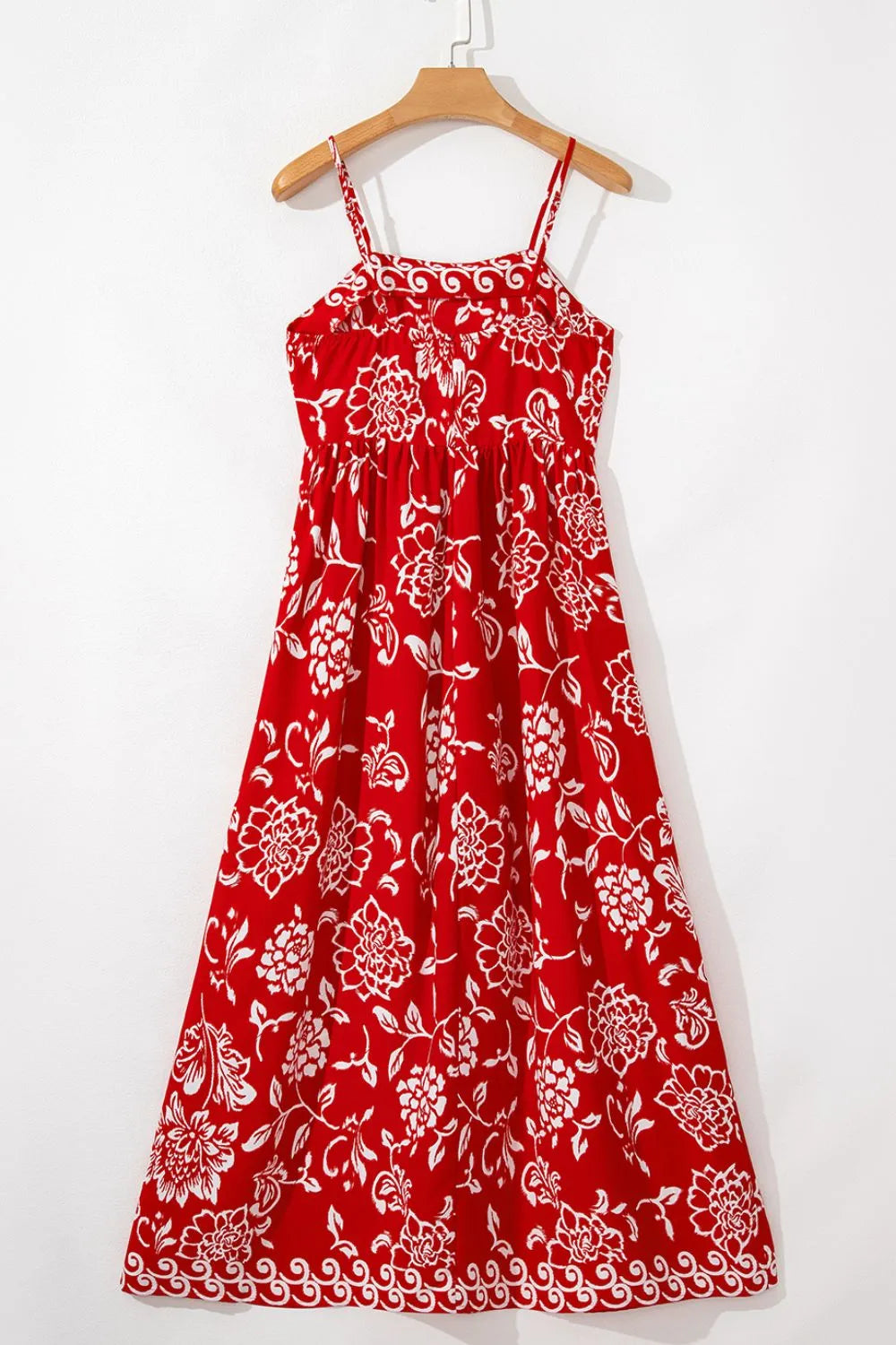 Floral Printed Spaghetti Strap Empire Waist Maxi Dress 2c429212-ff51-4358-b1e6-a312dcac8c8b-Max-Origin