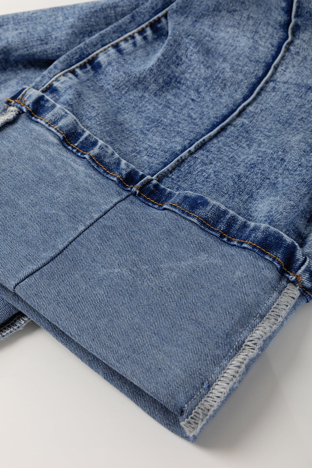 Myosotis Center Seam Straight High Waist Jeans 2c4f209709f79fe4