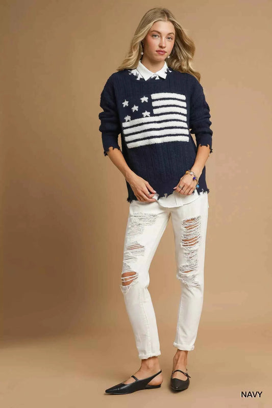 Distressed American Flag Sweater 2c5b627d-3c9e-44a1-9b7e-4131f0106c0d-Max-Origin