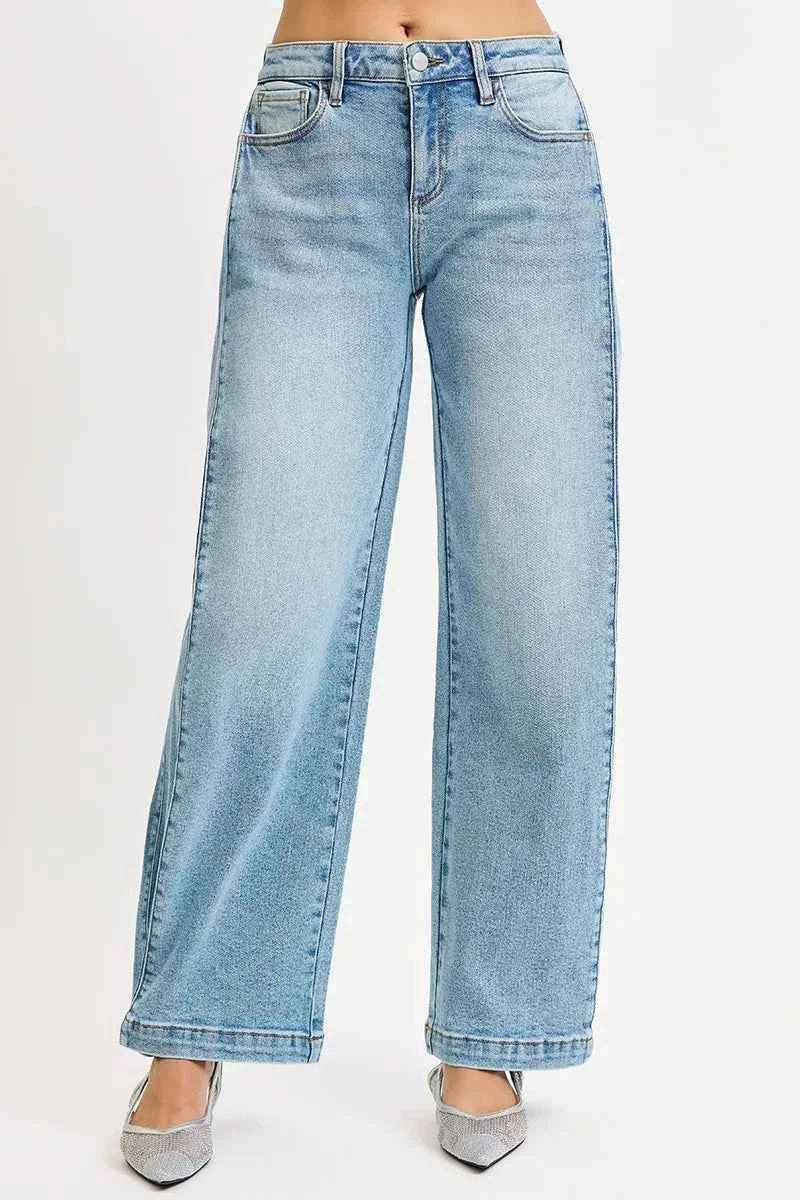 RISEN Mid Rise Wide Barrel Transferable Leg Snap Jeans MEDIUM 2c8831a5d4814b089e9247d850d861d1-Max-Origin
