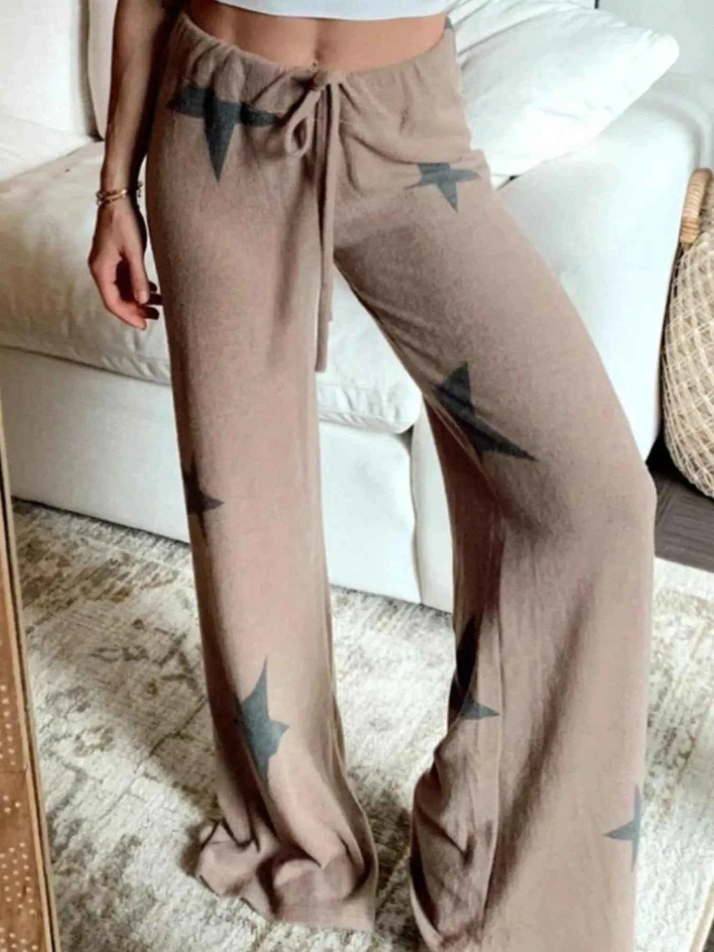 Star Print Top and Drawstring Pants Set 2c9c7a0b807645d7b880cbc609f55ab8-Max-Origin