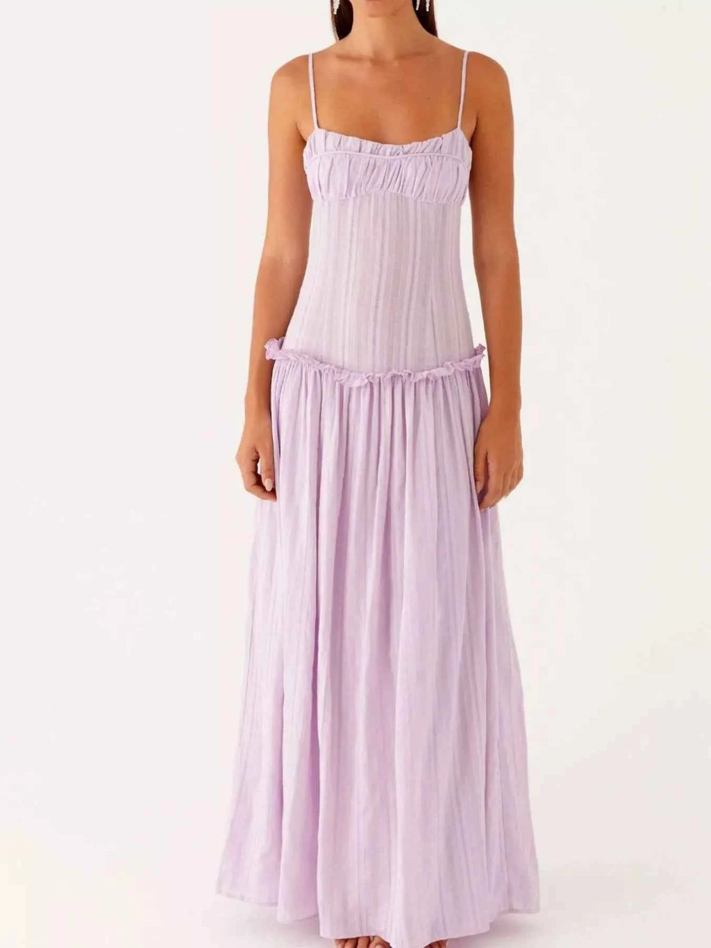Frill Spaghetti Strap Maxi Dress 2cad052d-43d9-4fbc-a1eb-8cb3b1c564a0-Max-Origin