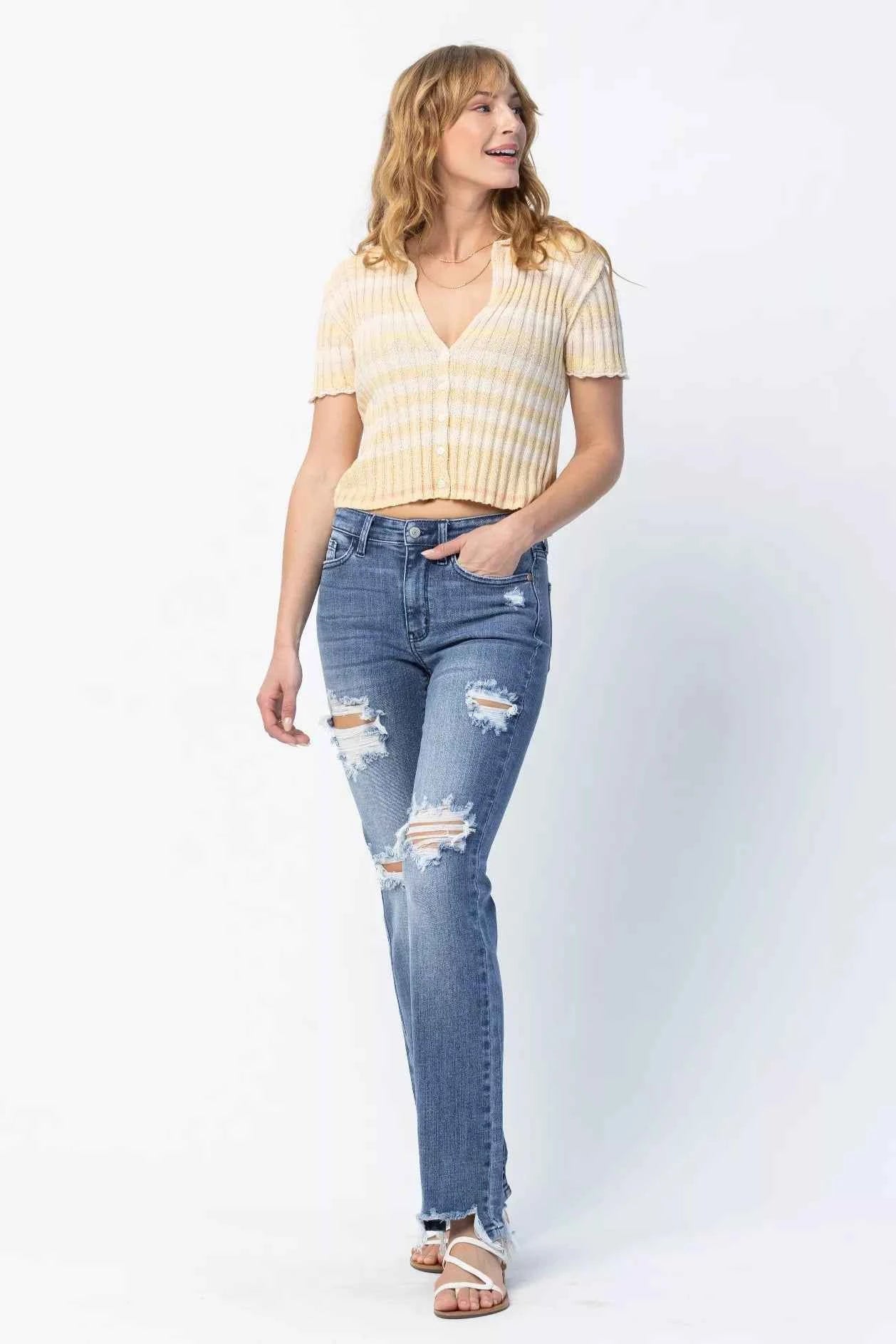 Judy Blue Full Size Mid Rise Destroy Straight Jeans Plus Size 2cc4ec36-8d1d-4da7-907f-51c6d85aa9aa-Max-Origin