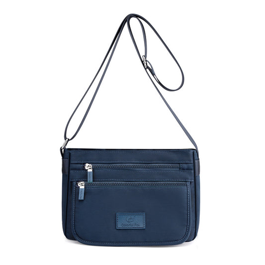 Foreign Trade Women's Bags 2026 New Trendy Shoulder Bag Waterproof Nylon Bag Multi-Layer Crossbody Bag Korean Style Versatile Backpack Royal Blue 2d245308-92e9-4871-9866-6ea41353d5bc