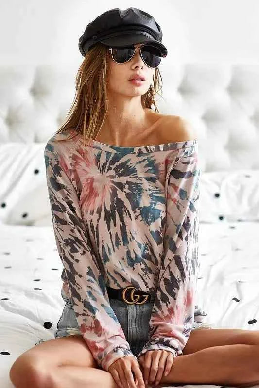 BiBi Tie Dye Terry Knit Terry Top 2d3bb73532ec489e9dba3372e4c689cf-Max-Origin