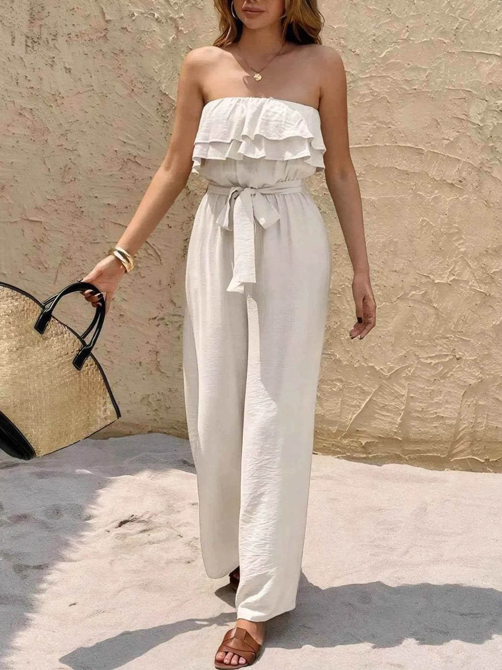 Off-Shoulder Ruffled Wide Leg Jumpsuit 2d3de300-25b4-45fc-bef8-9beb45f5dbd3-Max-Origin