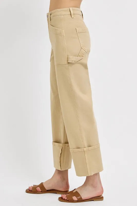Full Size High Rise Wide Straight Cuffed Patch Jeans Plus Size 2d62b476-0a6a-41dd-9f0e-e1cebde18103-Max