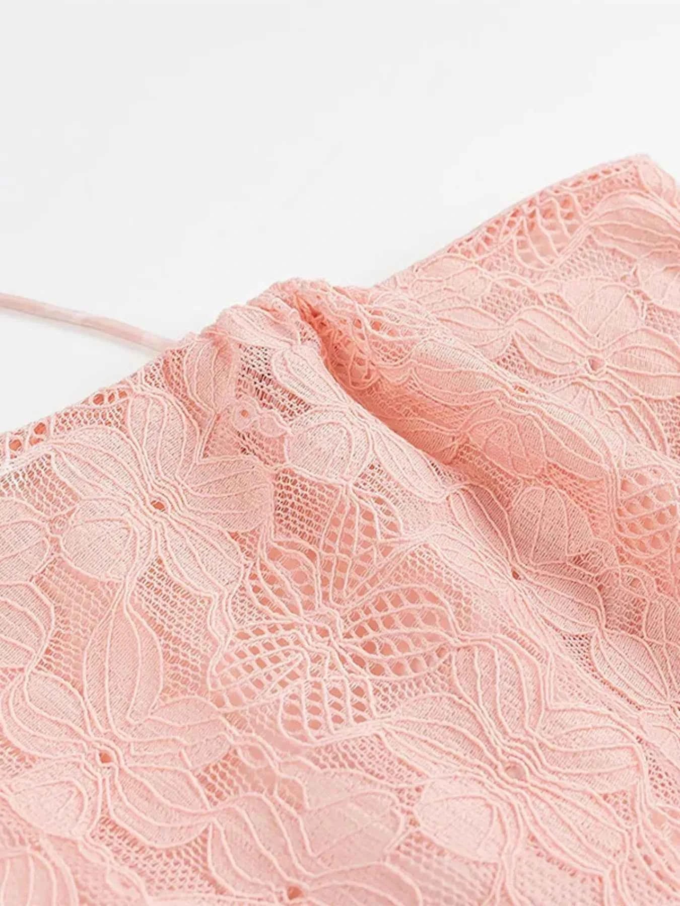 Lace One Shoulder Mini Dress 2d802411f8514ddcaaef001ff21a828e-Max-Origin
