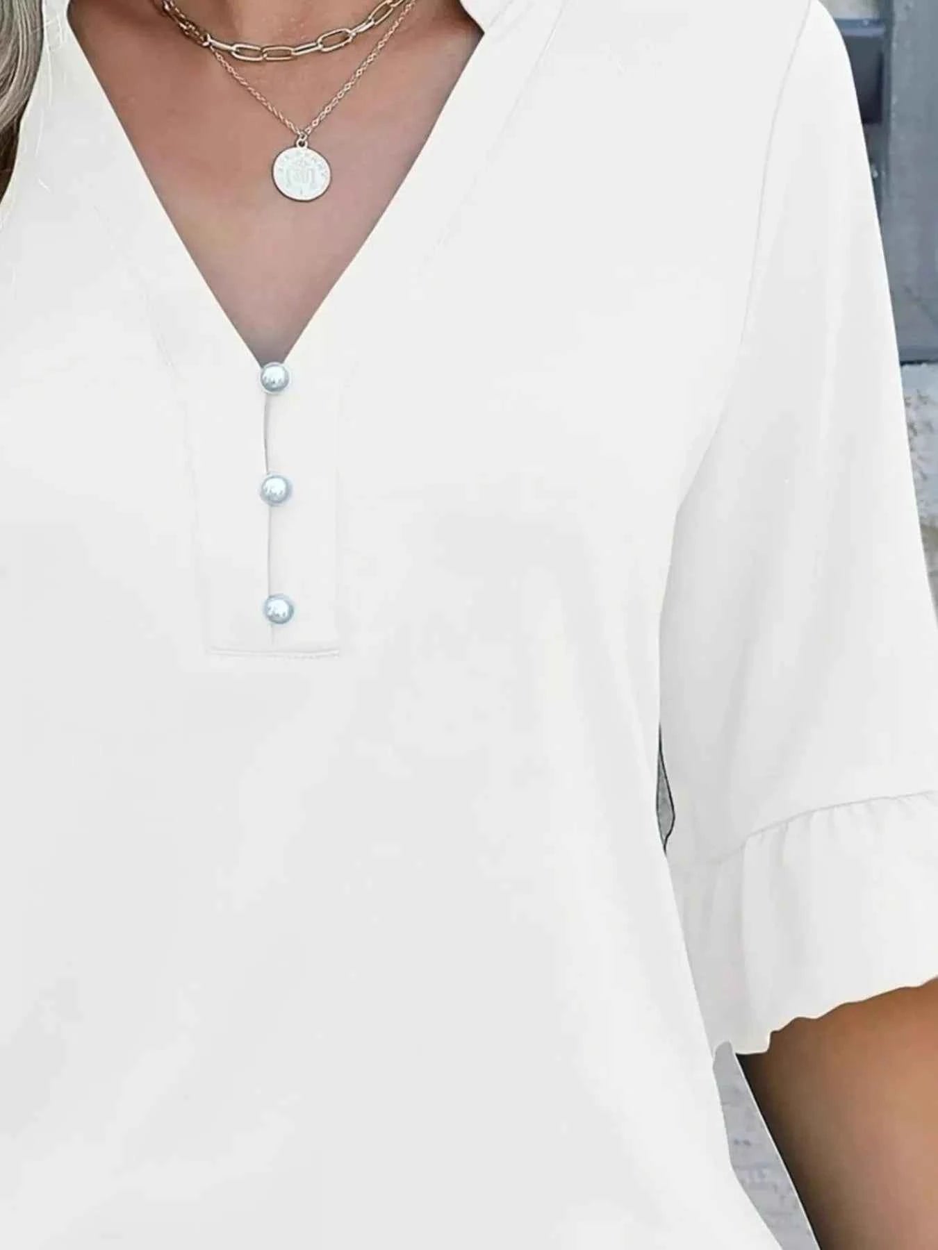 Full Size Notched Flounce Sleeve Blouse Plus Size 2d841980-e62e-428d-a7b6-918f7b8cbbe1-Max-Origin