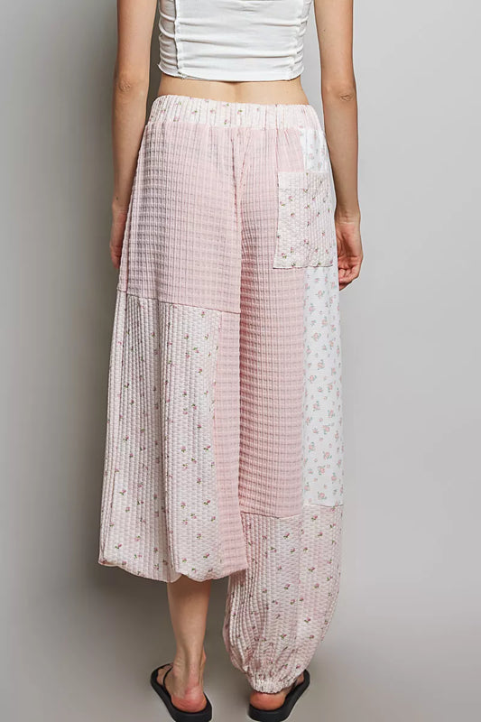 Patchwork Mixed Knit Wide Leg Pants 2d94c014-0596-48c9-9b6e-b265fea28b73-Max-Origin