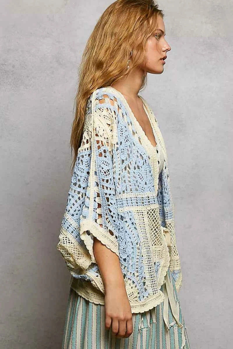 POL Open Front Crochet Cardigan with Scalloped Edge 2da107a5-be71-4094-9643-bc52810d129c-Max-Origin