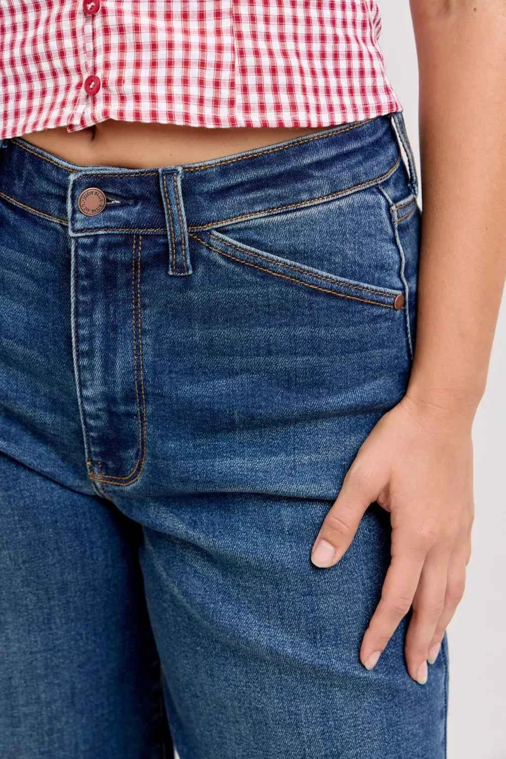 Judy Blue High Waist Bermuda Denim Shorts 2dbf000d3b7c4b4397fcb890750c48b0-Max-Origin