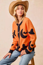 BiBi Halloween Witch Hat Moon Bat Artwork Cardigan 2dc72b2cadf04b7d9cd469c88510f80a-Max-Origin