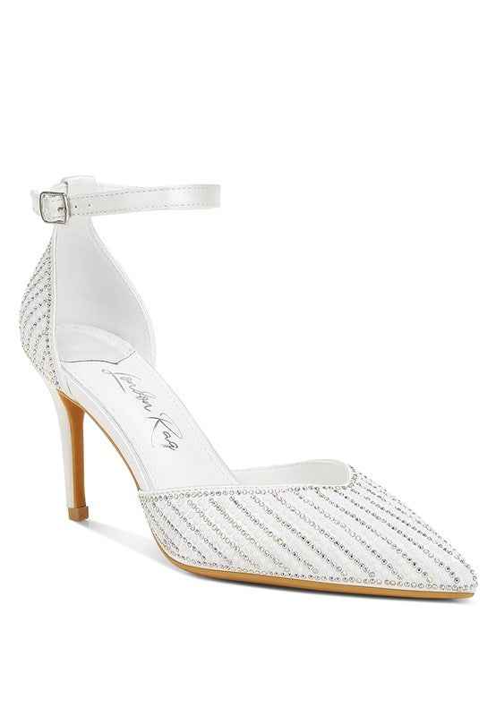 Wanda Pearls & Sequins Embellished Sandals 2dcb7f23-ce1f-4ab6-943d-bbab12c1e992