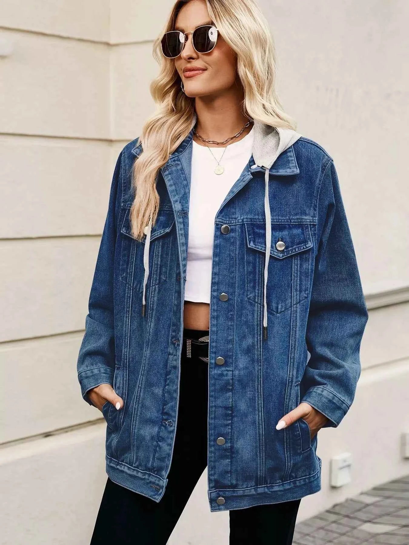 Button Up Long Sleeve Denim Jacket Navy 2e1700c288174be9acc1bb1da13b3abc-Max-Origin