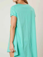 Sequin Short Sleeve Summer Tee Dress 2e28a692-4429-40dc-a9a7-9a2ab5e2c279-Max-Origin