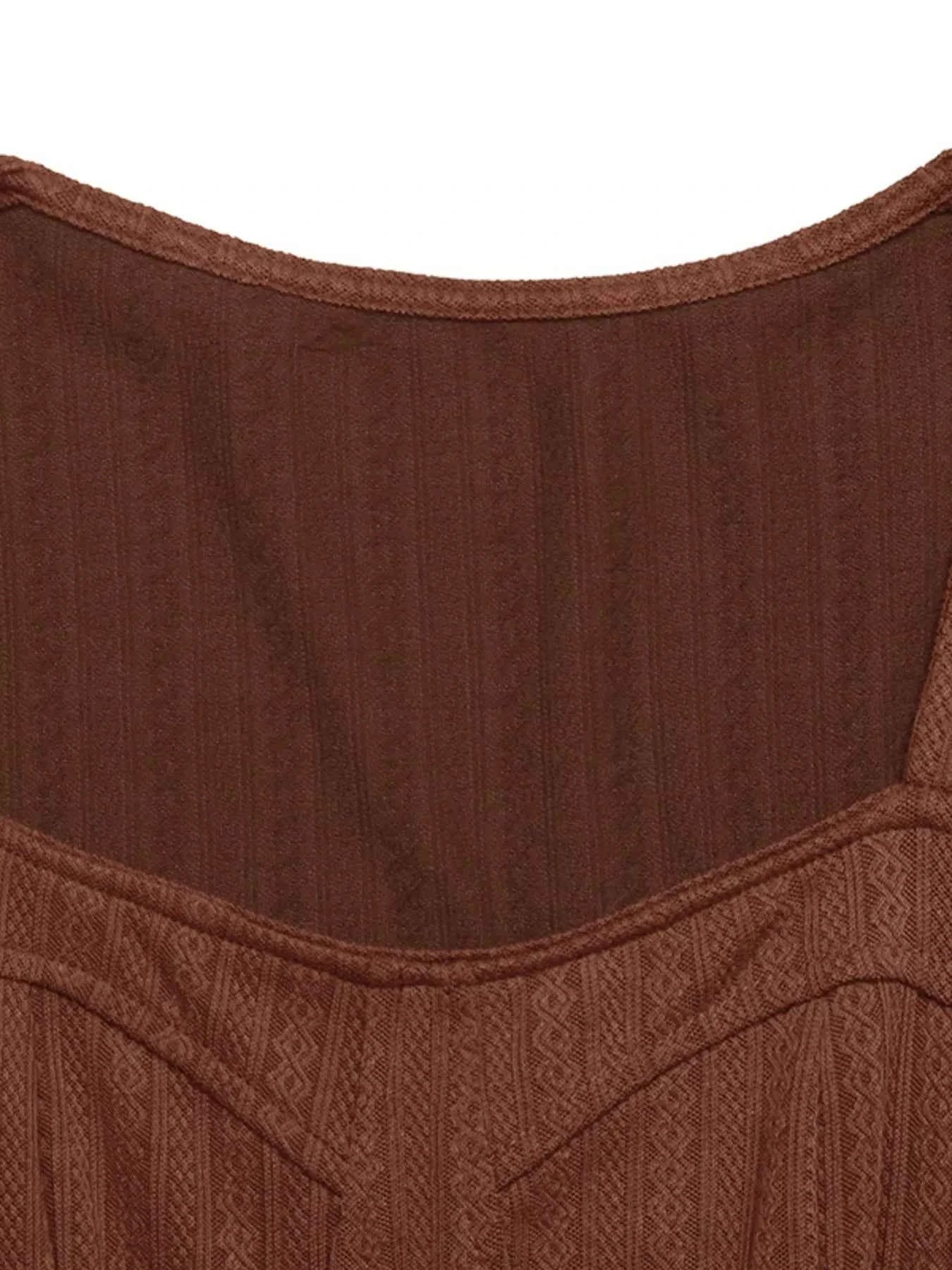 Ruffled Hem Long Sleeve Knit Dress 2e29f50ea2b34a59a325f32c9c75e166-Max-Origin