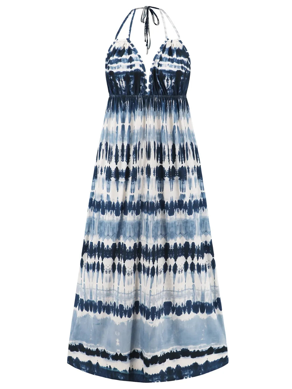 Tie-Dye Halter Neck Dress 2e2f46f8-f1a4-4879-967a-8a6ffa895fda-Max