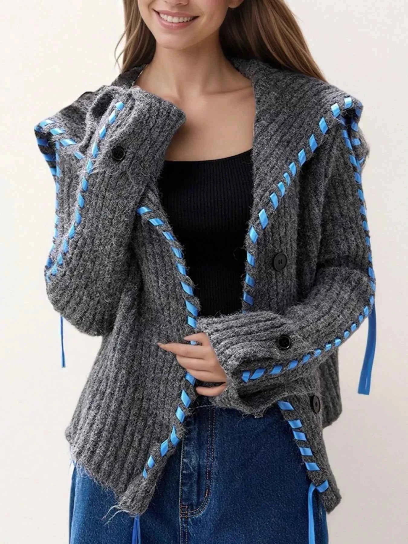 Ribbed Knit Open Front Cardigan 2e4d8ee9-de97-4ad6-96e8-ea25e83da3bc-Max-Origin