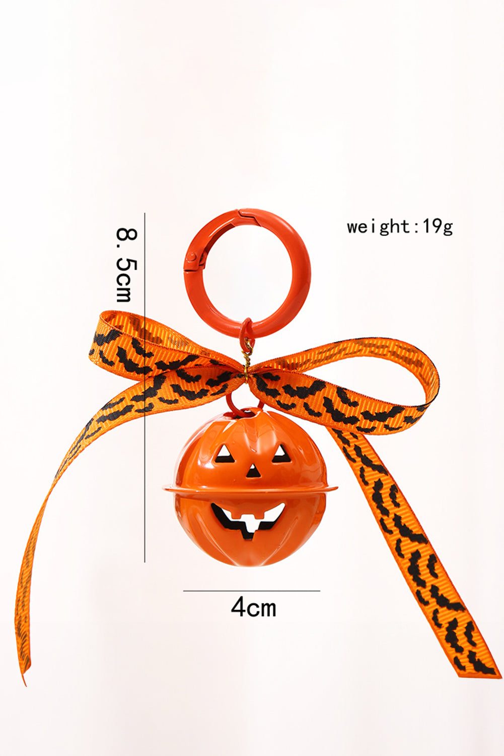 Orange Pumpkin Pendant Bowkont Keychain 2e5d6350d8e441a1