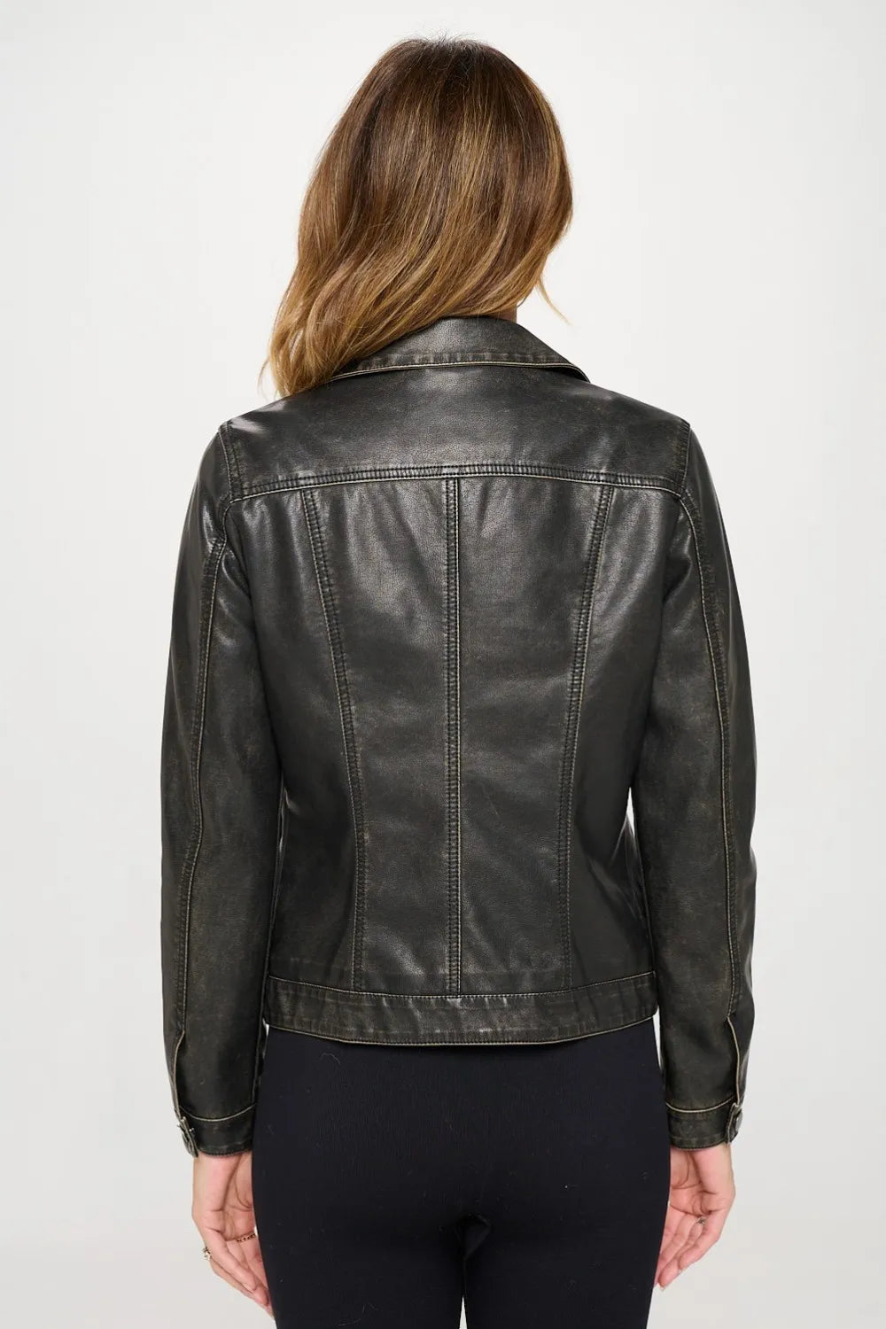 Coalition LA Button Down Cargo Vegan Leather Shacket 2e63989f-26d3-4206-a4b3-97fb304746ff-Max