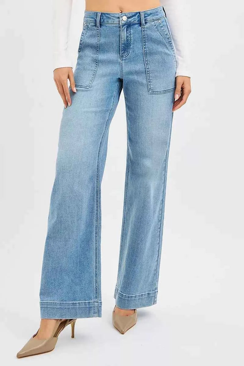 RISEN Full Size High Rise Straight Leg Jeans with Front Pockets Plus Size 2e6b9b0b3b94407cbc0f71bd658eae8c-Max-Origin