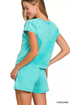 Zenana Premium Cotton Washed Sleeveless Top & Shorts Set 2e70459886dc4b9cbc3baefcd844123e-Max-Origin