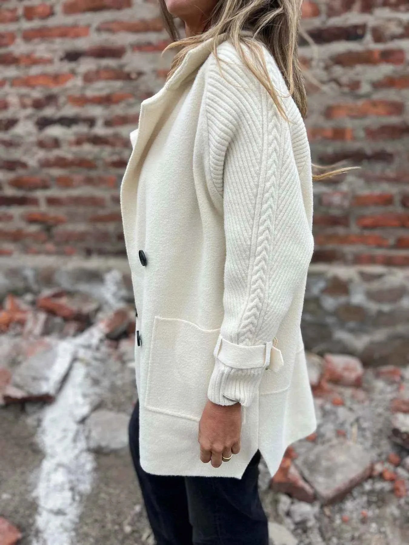 Full Size Texture Knit Longline Coat Plus Size 2e98fcdc415448818e8cc3dac91bc552-Max-Origin