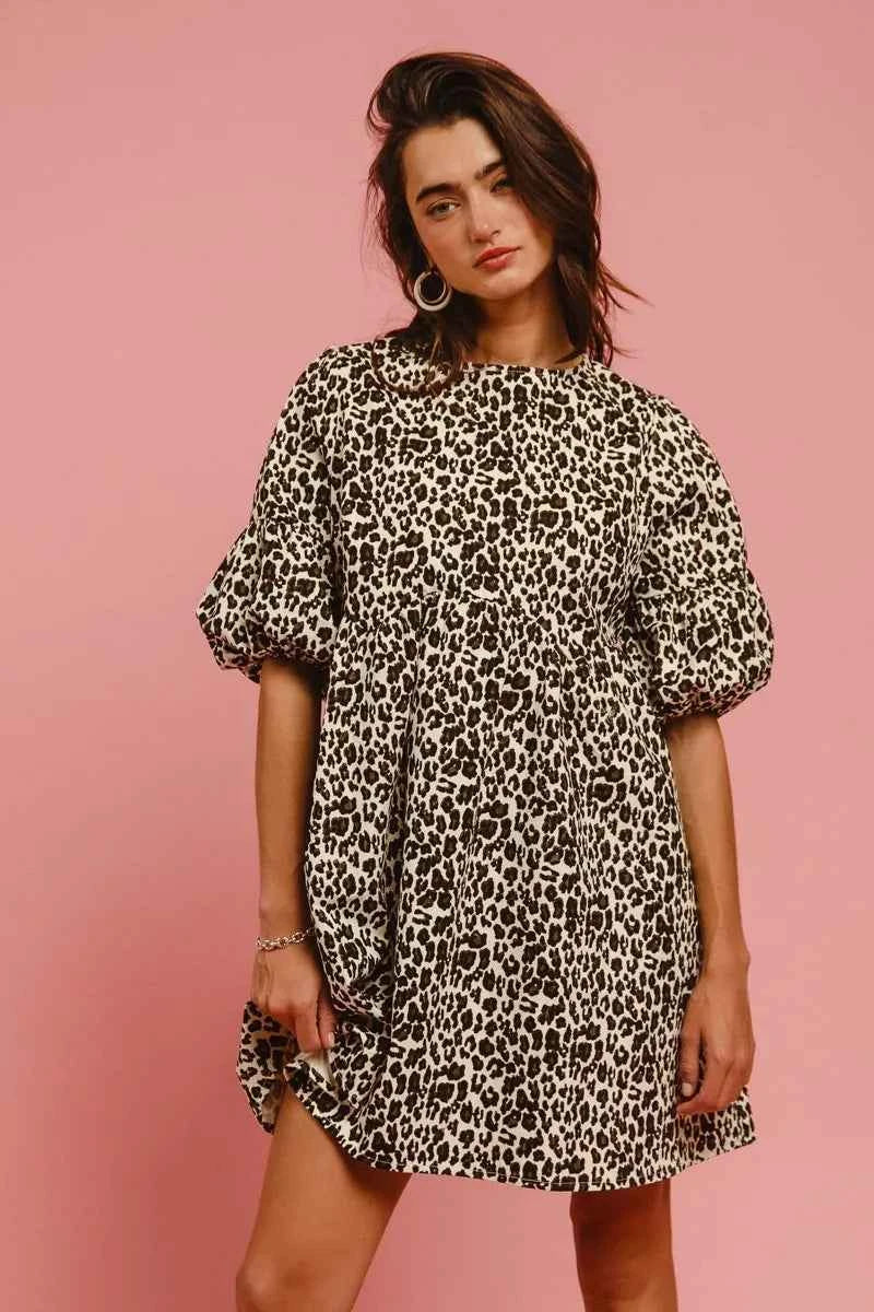 BiBi Leopard Denim Dress With Back Contrast Tie Detail 2e9efa13e8484483a7ebcea38453095a-Max-Origin