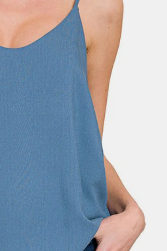 Two Layered Spaghetti Strap Cami 2eb9d11e-55d8-4994-b6be-067c61762300-Max