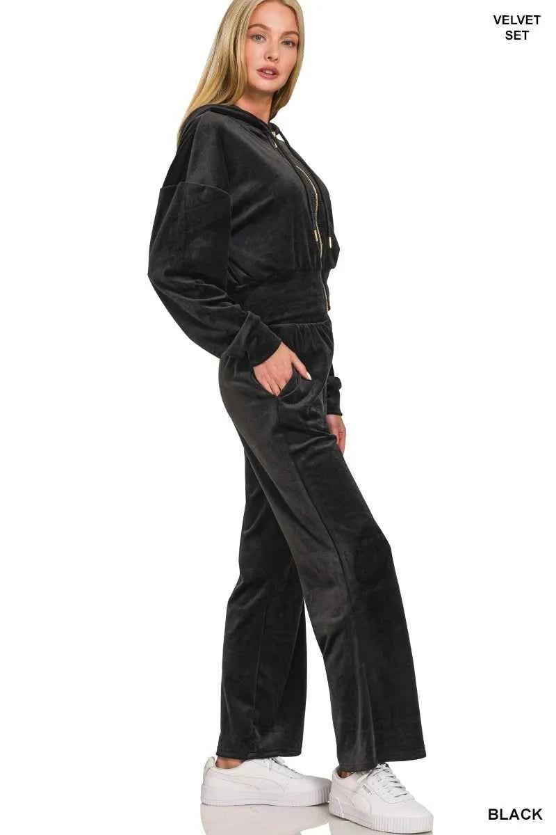 Zenana Velvet Zip Up Hoodie and Pants Set 2ed5ba6fb16c4abeadf4971bf565fccf-Max-Origin