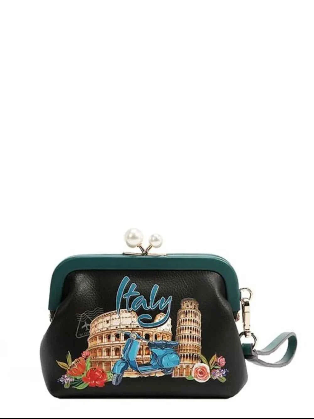 Nicole Lee USA Chelsea Pearl Kiss-Lock Coin Purse 2efb2055-2b6a-44c4-b4d1-6797611a98c8-Max