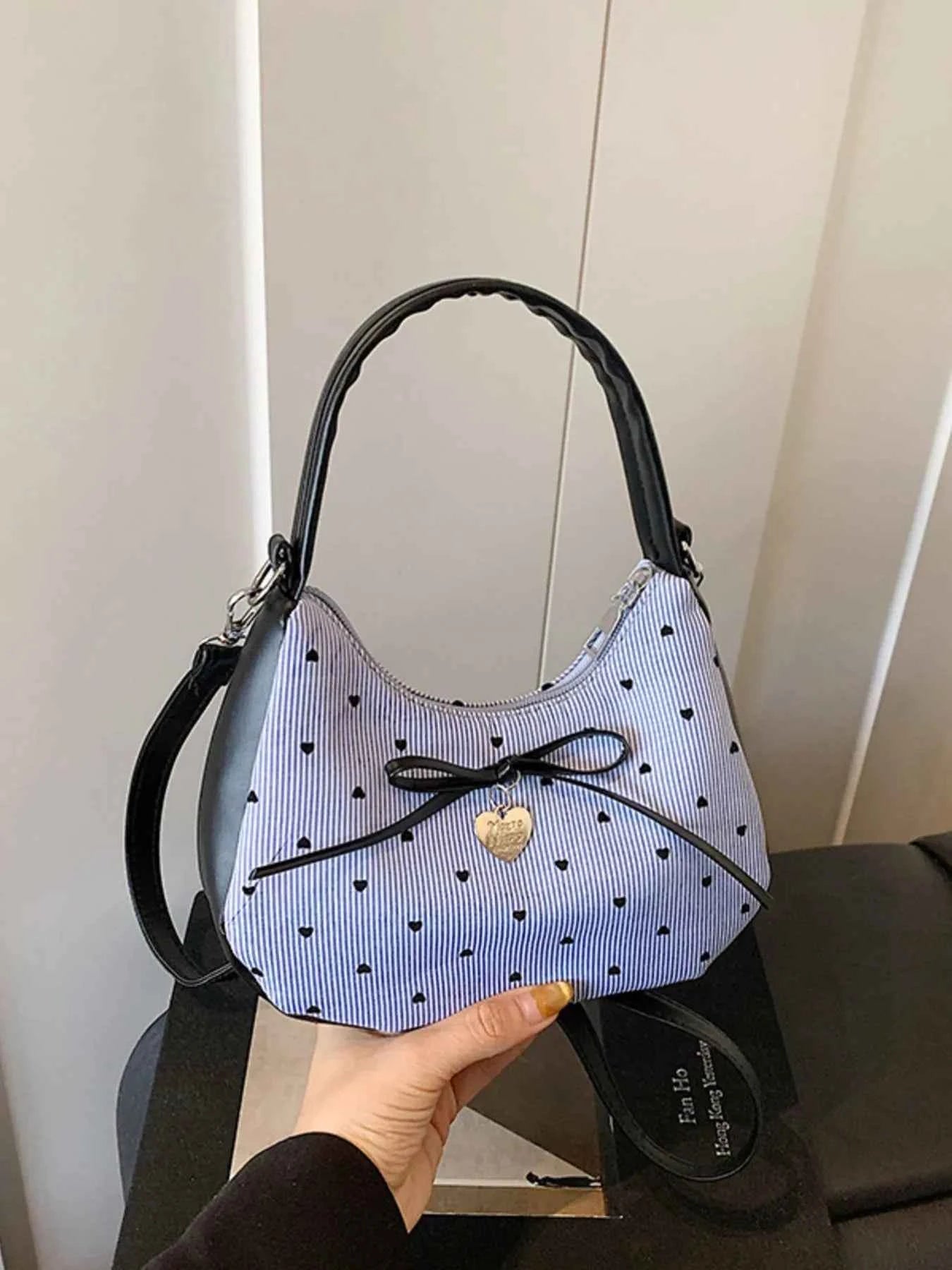 Printed Bow Shoulder Bag 2f242584-64bf-4195-b4a1-5b3c5522d383-Max-Origin