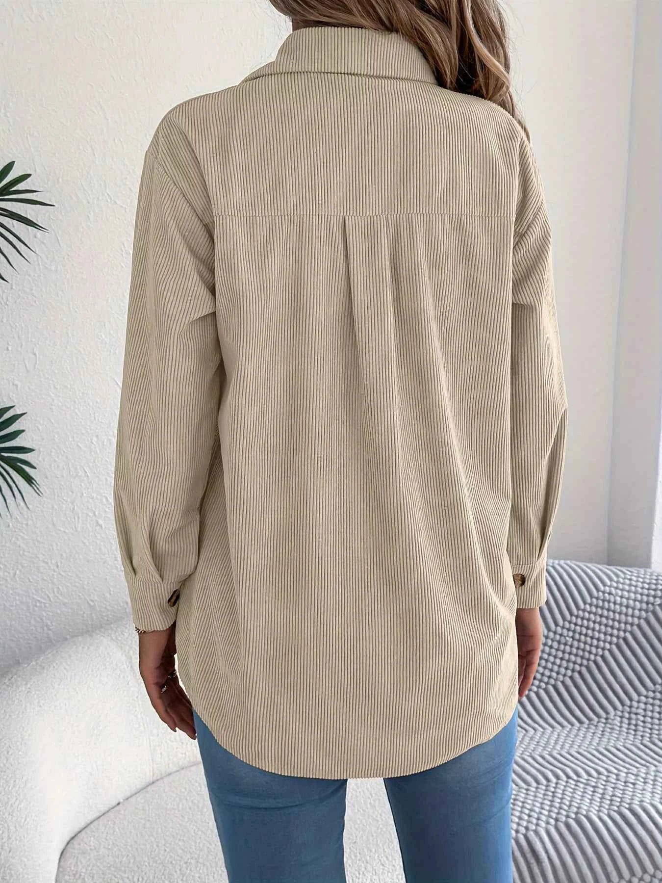 Corduroy Button-Up Long Sleeve Shacket 2f2a031afc394d9787696ed46eee7e0b-Max-Origin