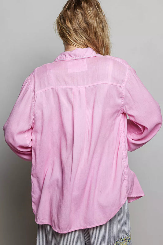 Washed Textured Cotton Western Button Front Shirt 2f6852ef-576d-49ac-82d8-11f74c0391a5-Max-Origin