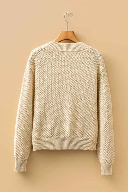 Sofia Front Cropped Cardigan Sweater 2f6f6319-620e-4c68-928d-7b451397611c