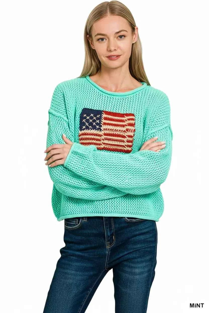 Zenana American Flag Crew Neck Sweater 2f8aa383-a41e-4998-95f4-d0f24d21da2c-Max-Origin