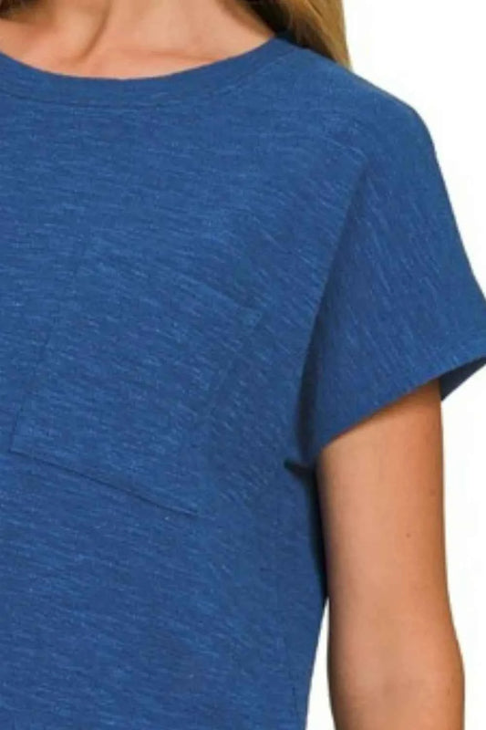 Round Neck Short Sleeve T-Shirt 2f9361cd-17b0-4c68-acef-59160c19010b-Max-Origin