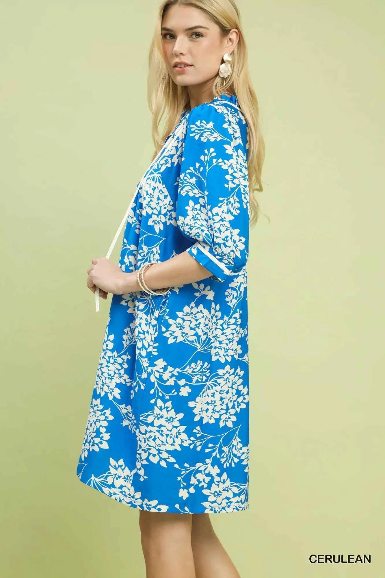 Umgee Floral Babydoll Dress with Pockets 2fcc7111-8a5f-41e9-8d9f-d562f8dddfc0-Max-Origin
