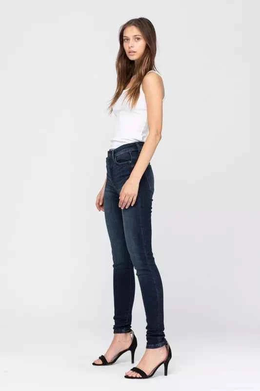 Judy Blue High Waist Washed Skinny Jeans 2fe44ac5-fb68-4cef-a920-98e1838284cf-Max-Origin