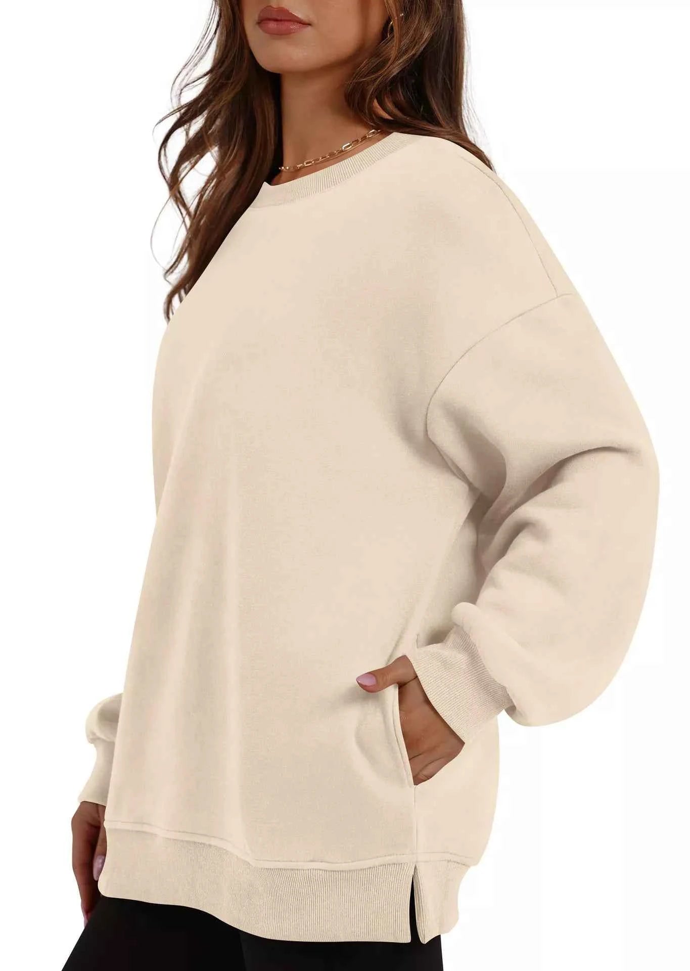 Casual Solid Color Long Sleeve Sweatshirt 2feb3804-2c1b-4780-af1e-3f025fbdc1d2-Max-Origin