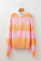 Claire Half Zip Oversize Sweater 3022b87e-591e-4391-b076-75d3b4c1cc5c