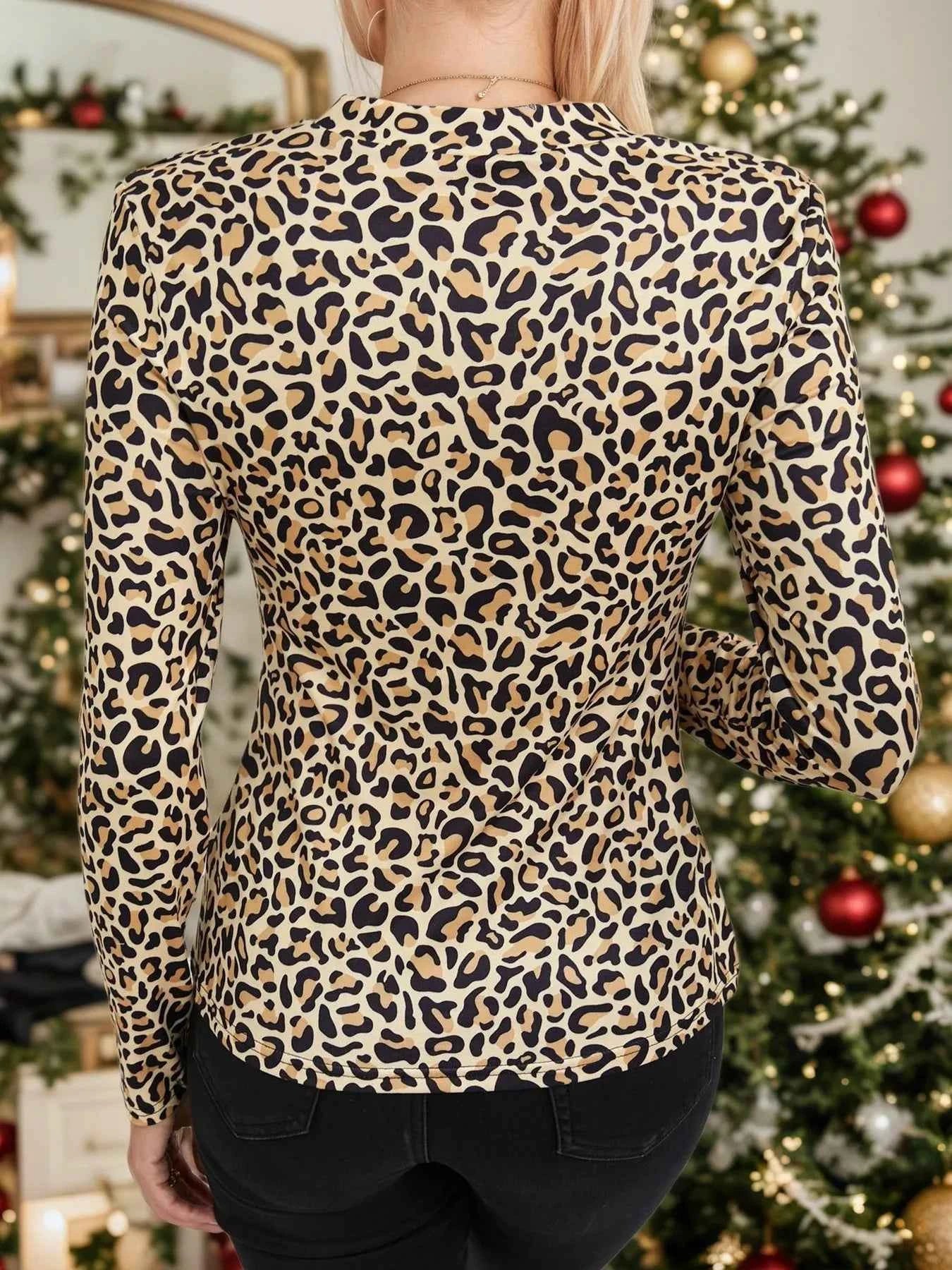 Leopard Print Cutout Long Sleeve T-Shirt 305fa44f865d41c3912681b56bdaf1fb-Max-Origin