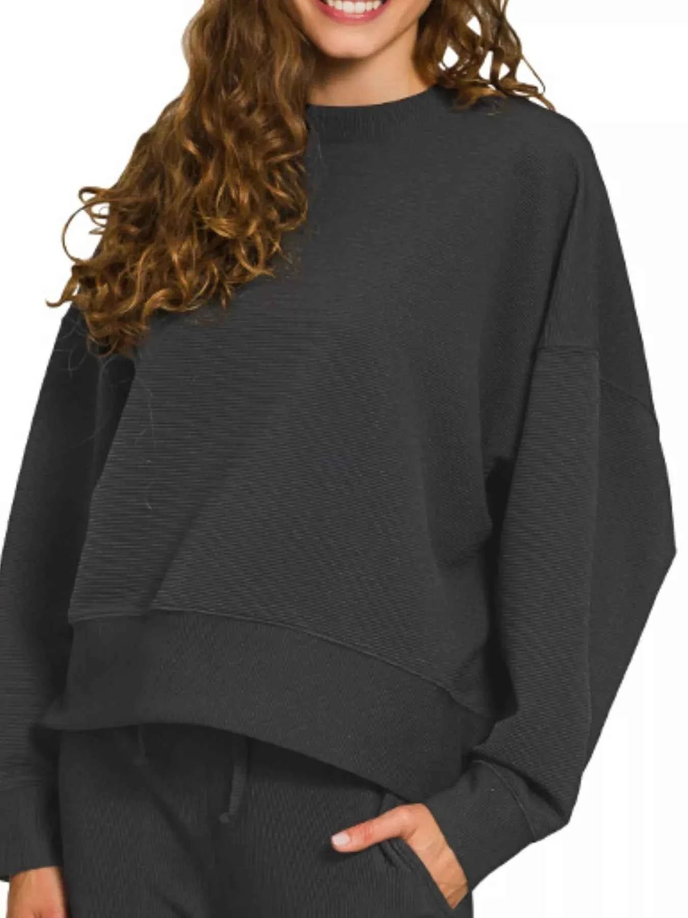 Zenana Ribbed Round Neck Pullover and Drawstring Pants Set 3065c6d0-cc36-4a66-a48b-e5c277159be2-Max-Origin