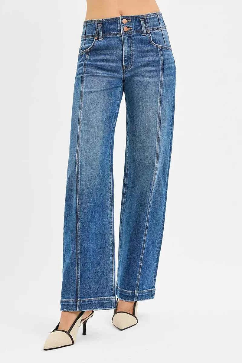 RISEN Mid Rise Fit Wide Baggy Jeans 309f870309594f4286a1902825ad886c-Max-Origin