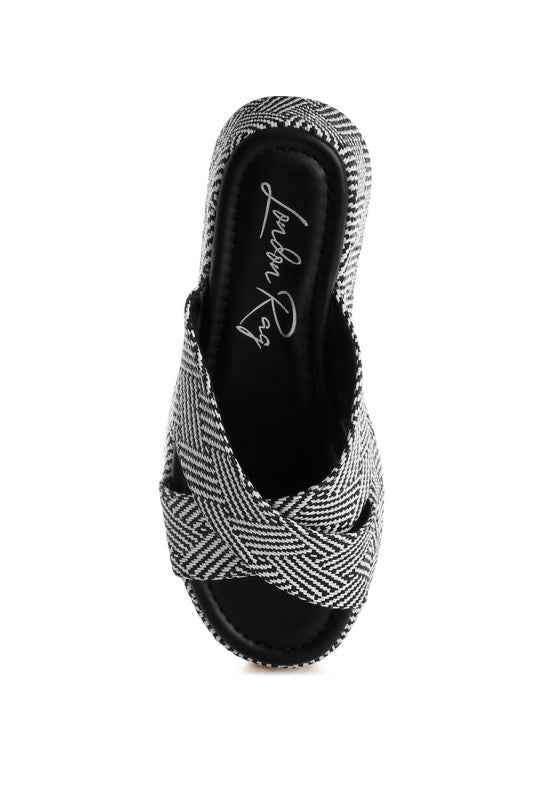 Modura Raffia Flatform Slip Ons 30ae6f81-f0ff-4f2d-918b-b953b591e584
