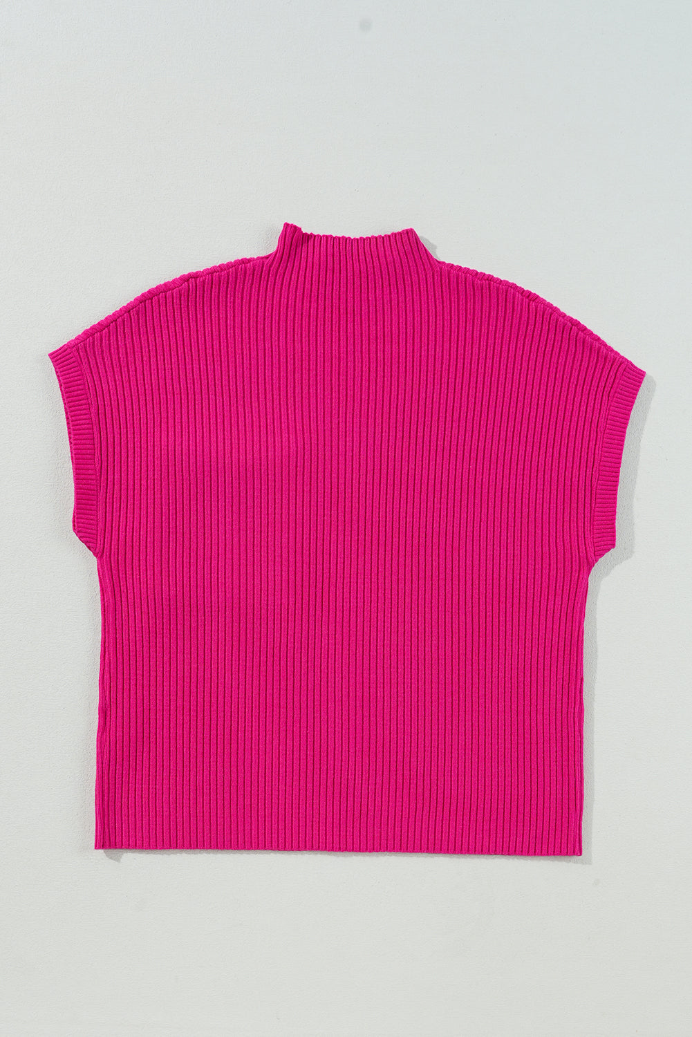 Green Patch Pocket Ribbed Knit Short Sleeve Sweater 30b21986a2d5e054