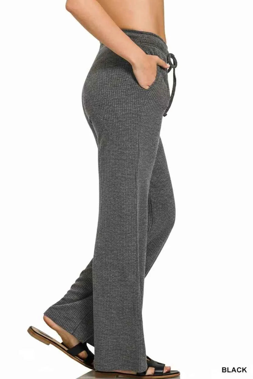 Zenana Ribbed Drawstring Lounge Pants 30ba7172-f04a-4fb7-aa39-417f3b52b02a-Max-Origin