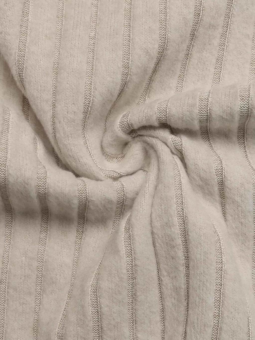 Lace Detail Ribbed Knit Long Sleeve T-Shirt