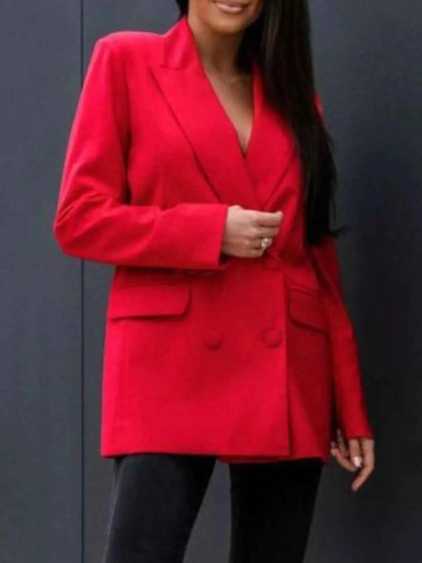 Double-Breasted Long Sleeve Blazer 30dd8a09-0317-41e9-bc94-88f9056c11ff-Max-Origin